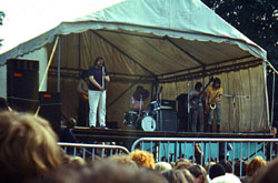 The Liverpool Scene onstage at the Bath festval 1969