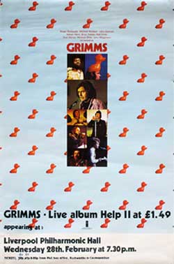 GRIMMS poster - WebWeaver was at this gig