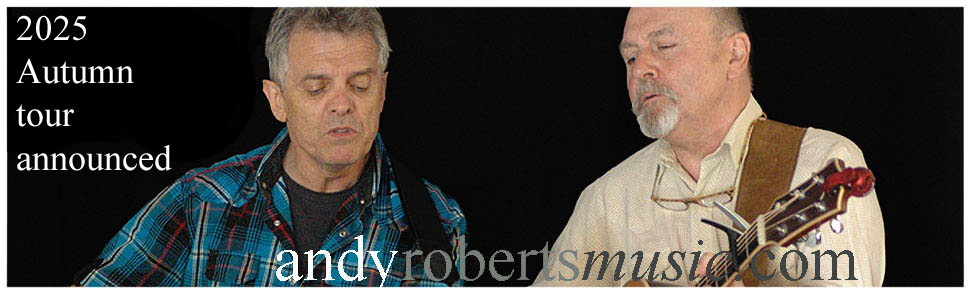 Index banner for andy roberts web site