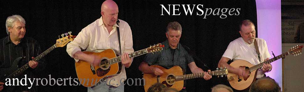 Andy Roberts Music: News banner